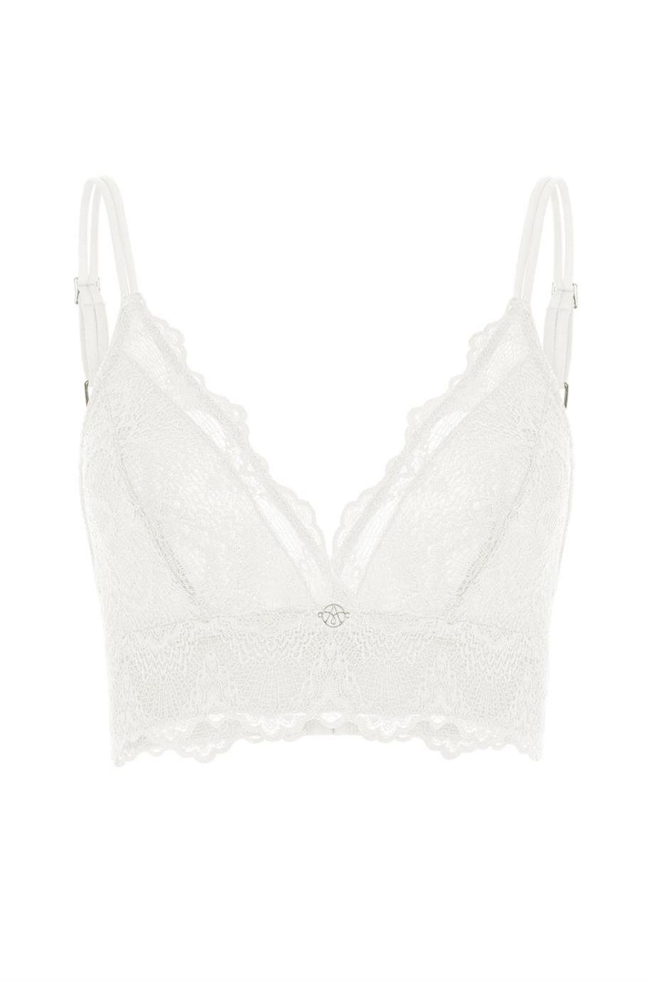 FLAME DERİN DEKOLTELİ BRALET EKRU