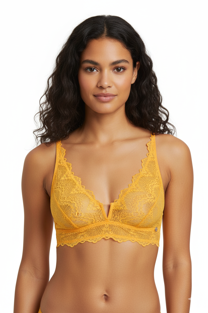 Flame V Detail Bralette
