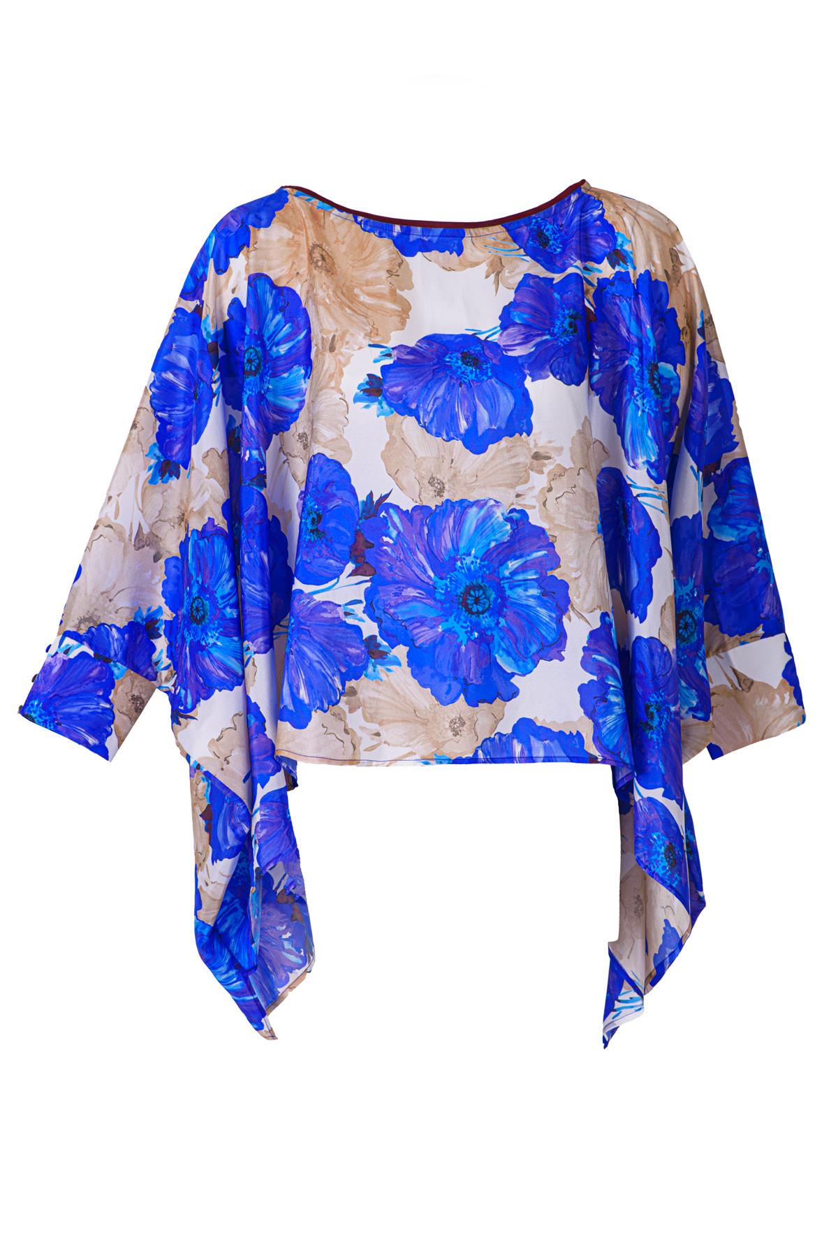 Hawaii Long Sleeve Silk Top