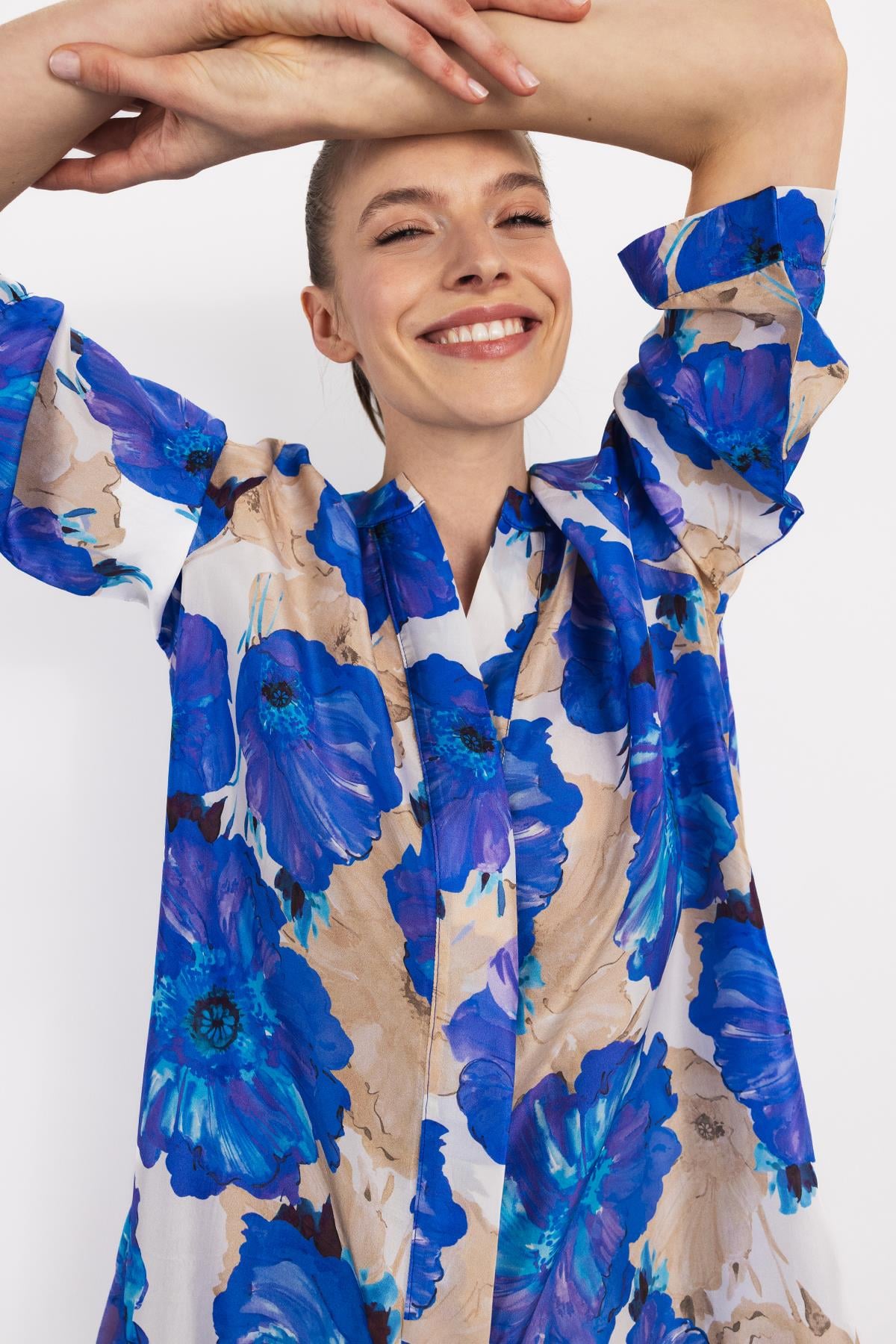 Hawaii Silk Shirt Dress