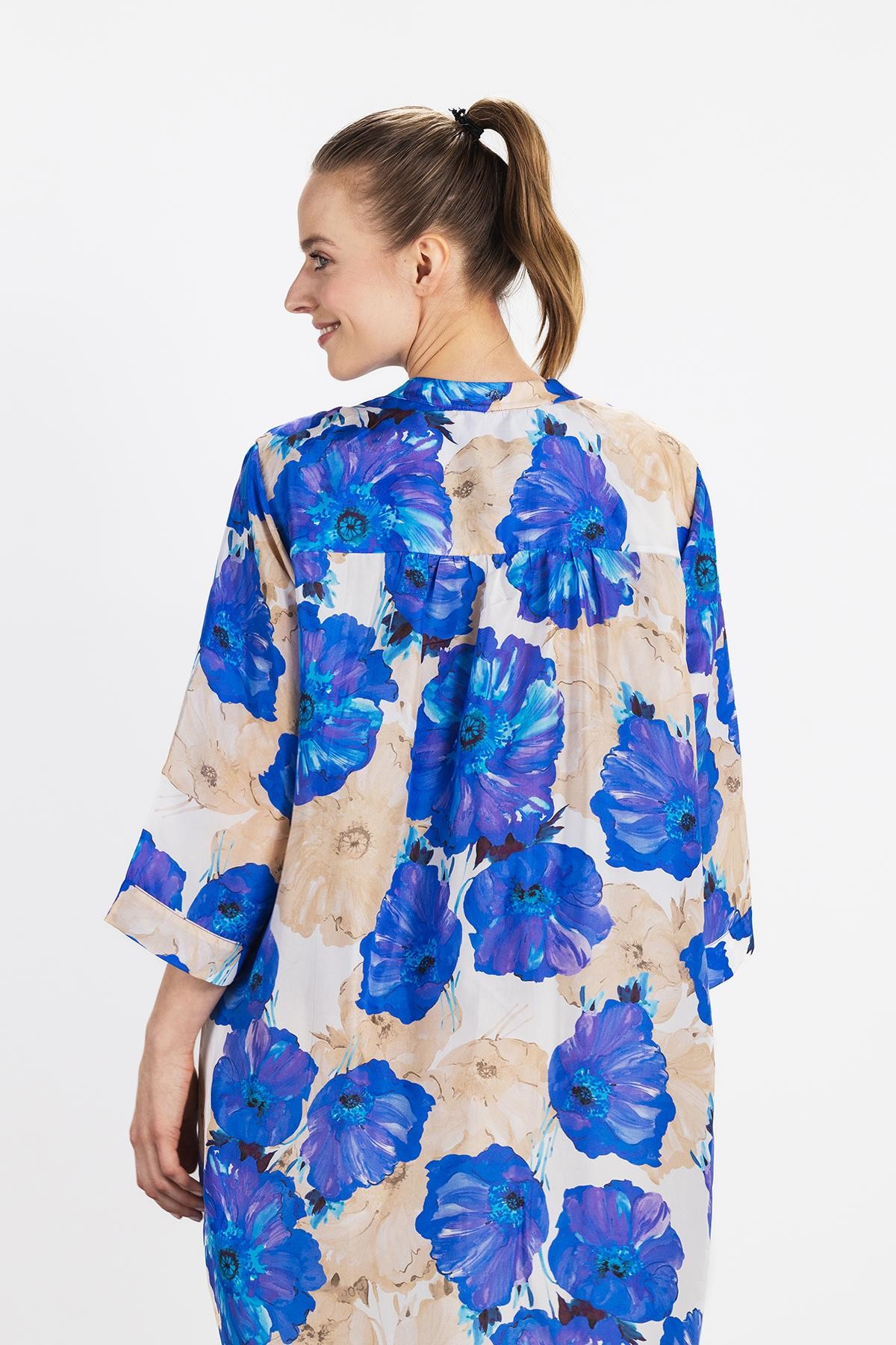 Hawaii Silk Shirt Dress