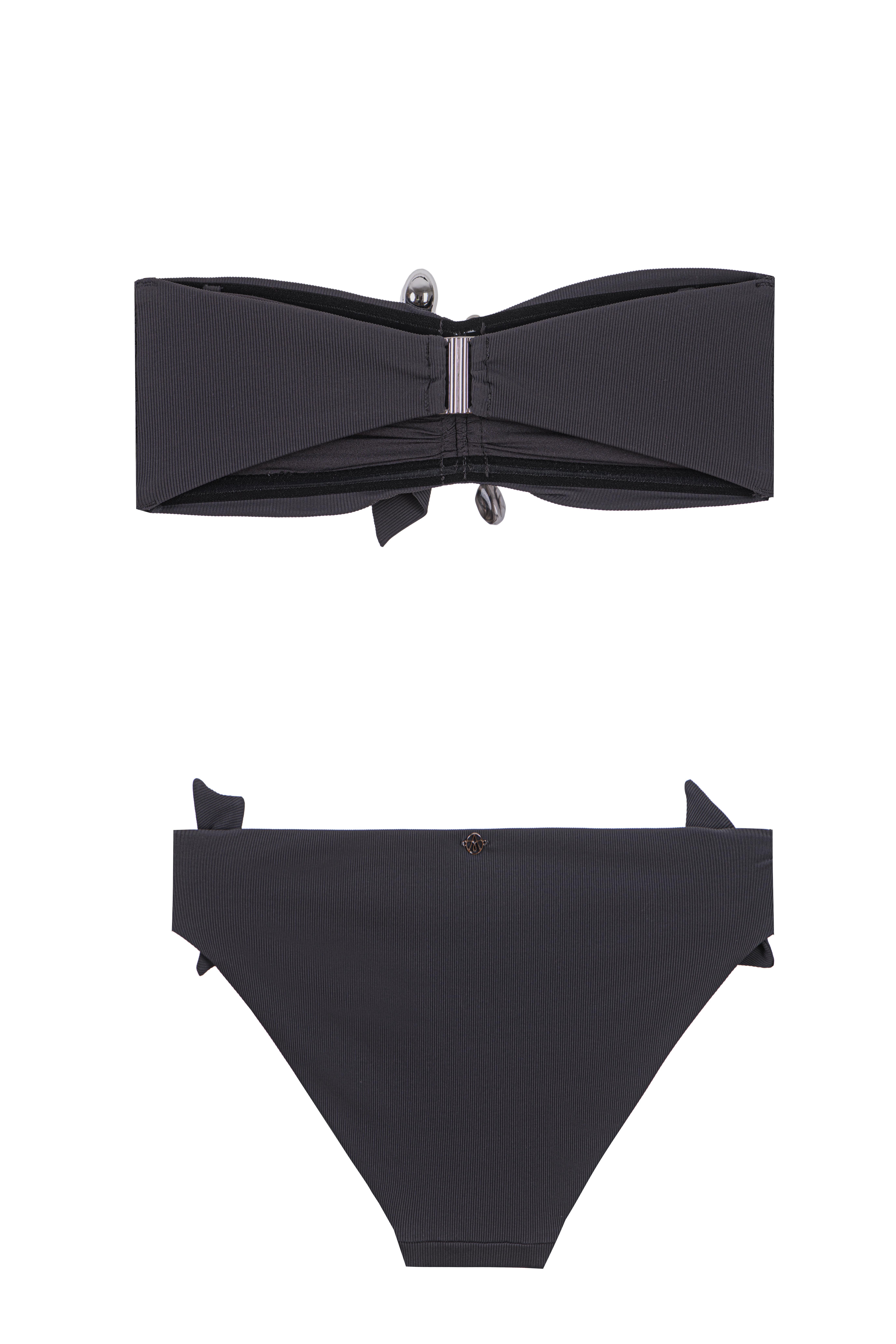Hematite Bandeau Top