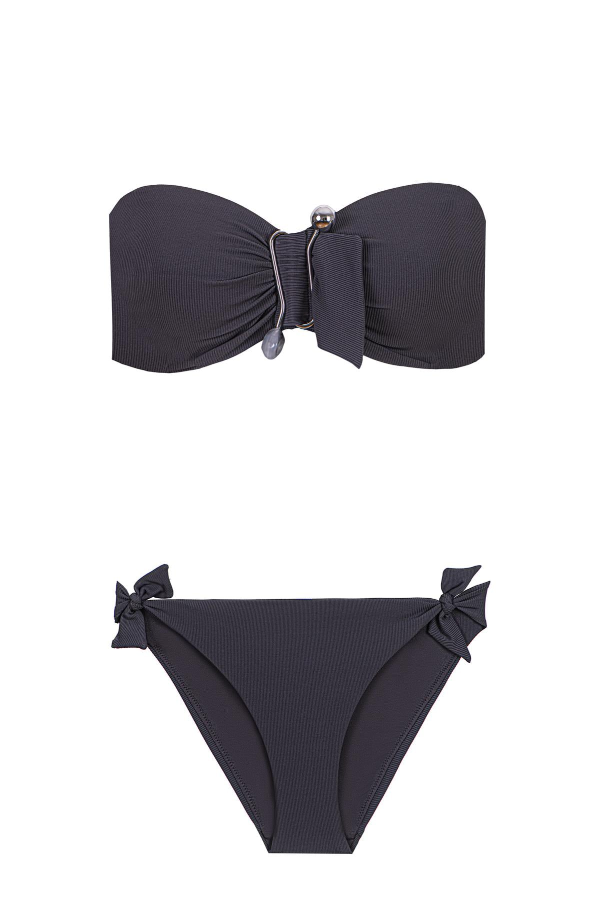 Hematite Bandeau Top