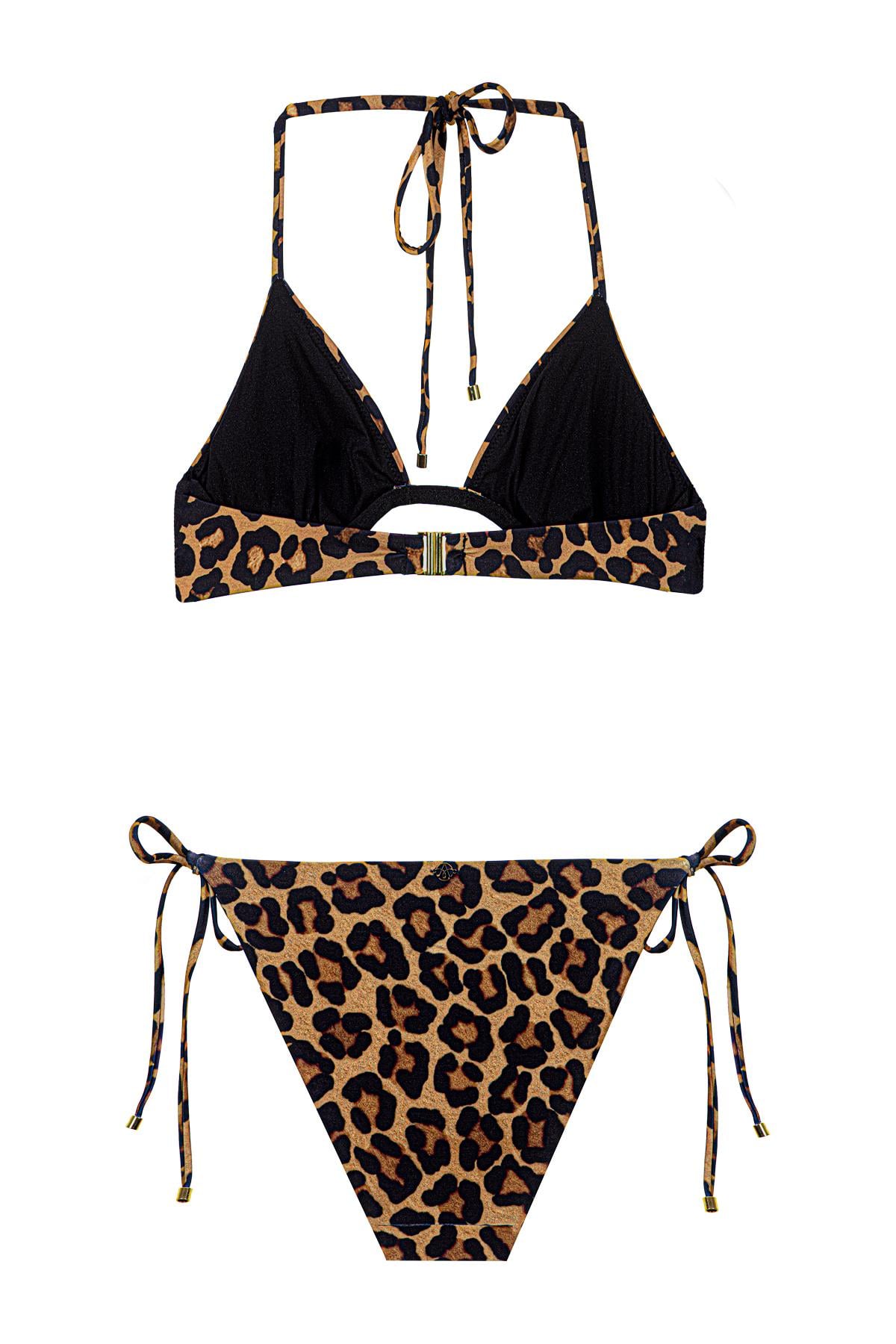 Leopard Jasper Deep V Top