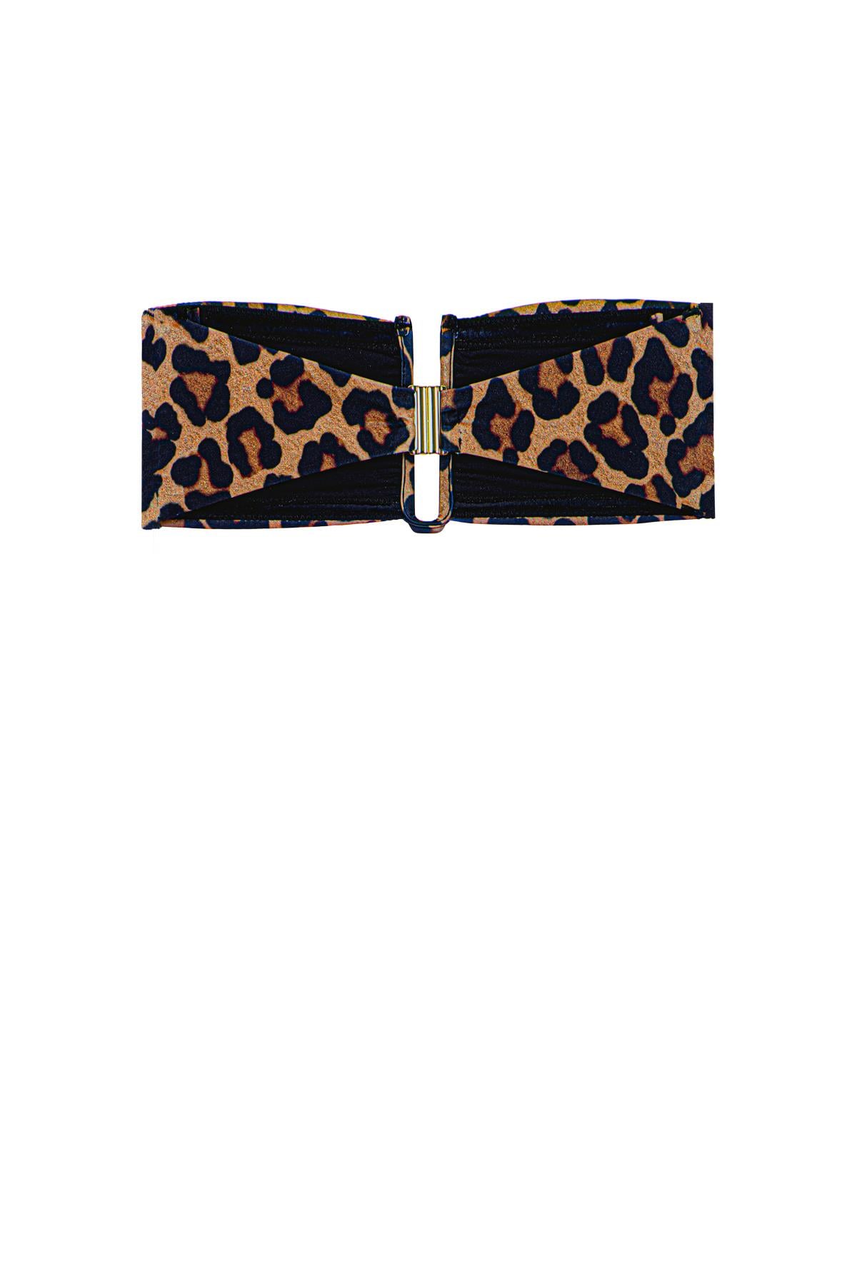 Leopard Jasper Strapless Top