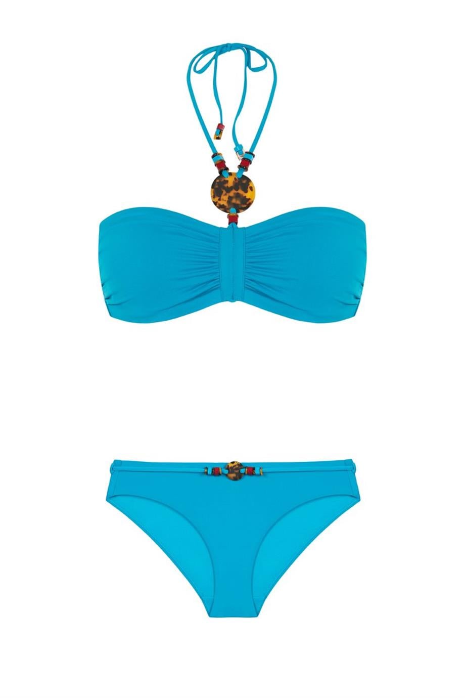 NEW CLASSIC STRAPLEZ BİKİNİ ÜSTÜ TURQUOISE