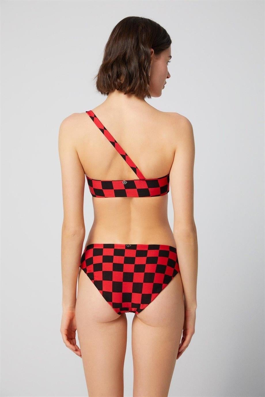 Sixties Refresh Tek Omuz Bikini Üstü
