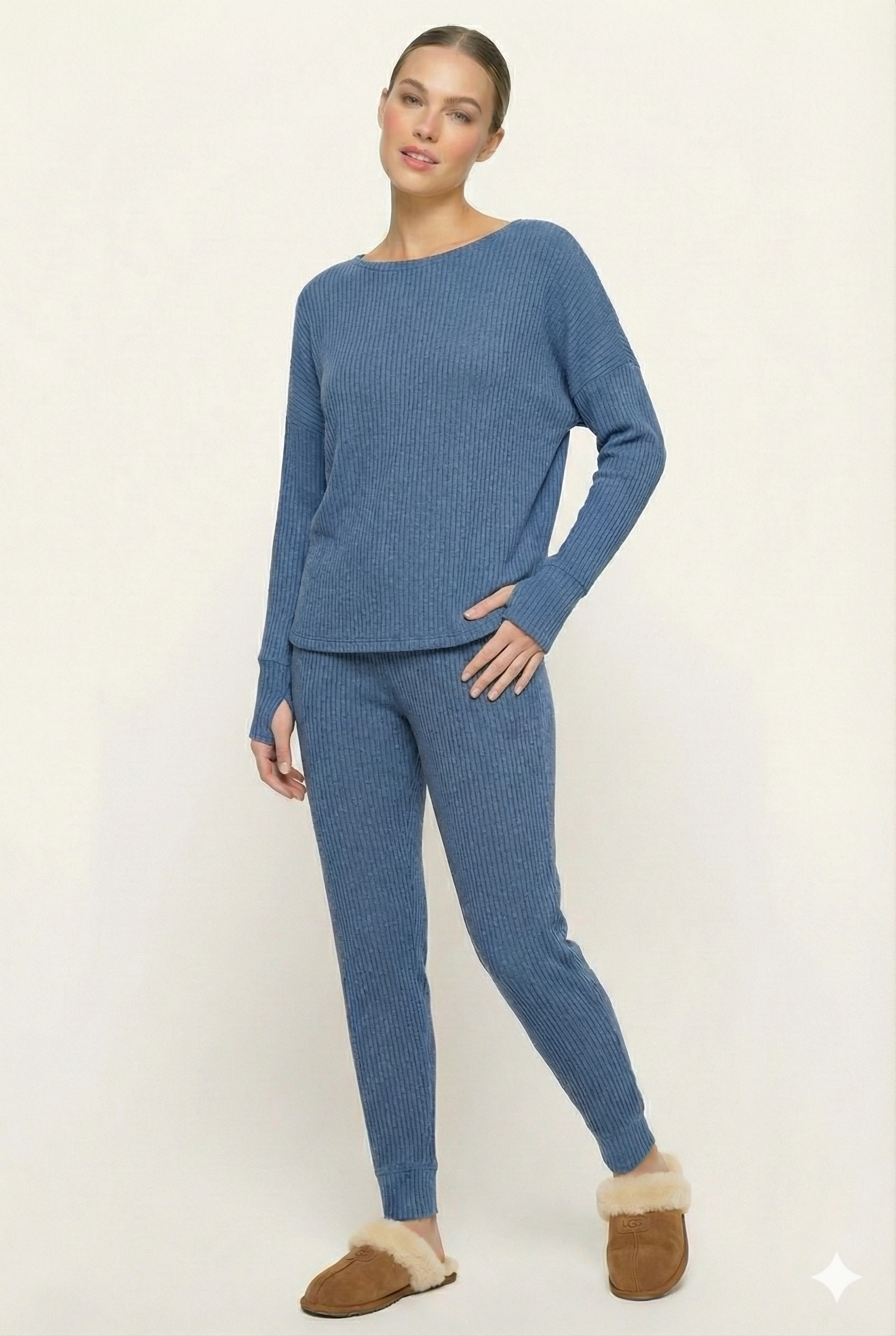 Ultra Comfort  Long Sleeve Shirt  Stormy 