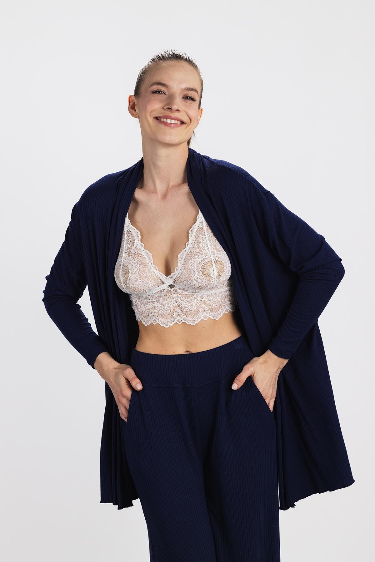 ULTRA COMFORT UZUN HIRKA LACİVERT