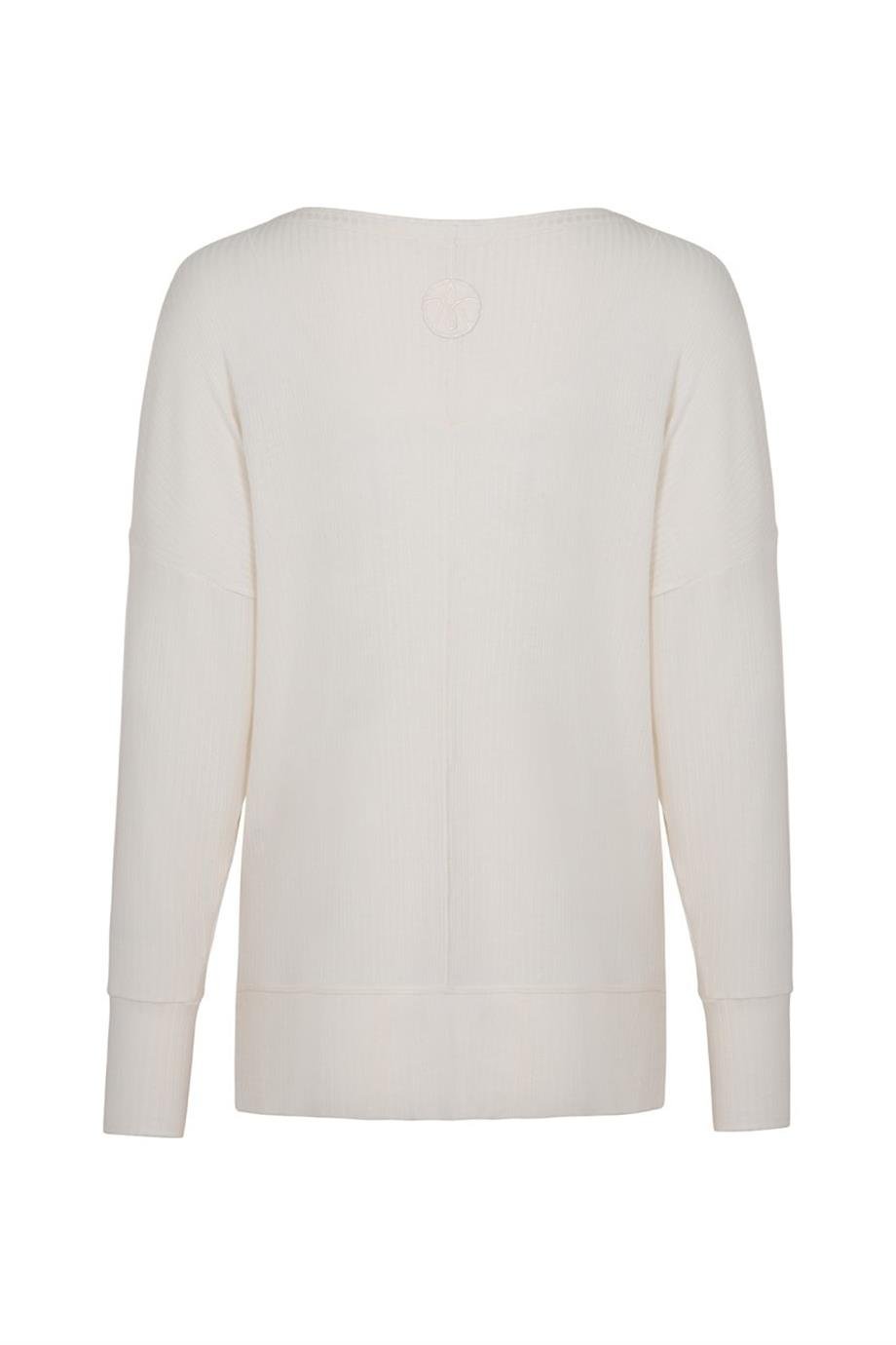 ULTRA COMFORT UZUN KOLLU TİŞÖRT EKRU