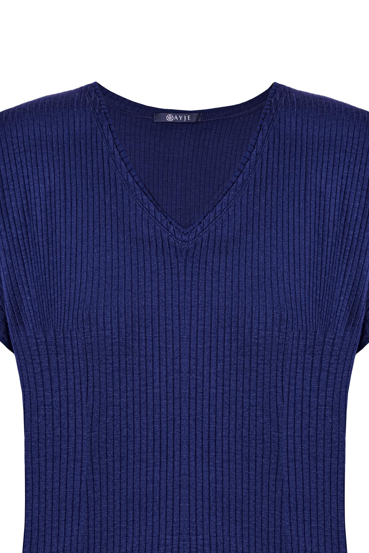 ULTRA COMFORT V-YAKA TİŞÖRT LACİVERT