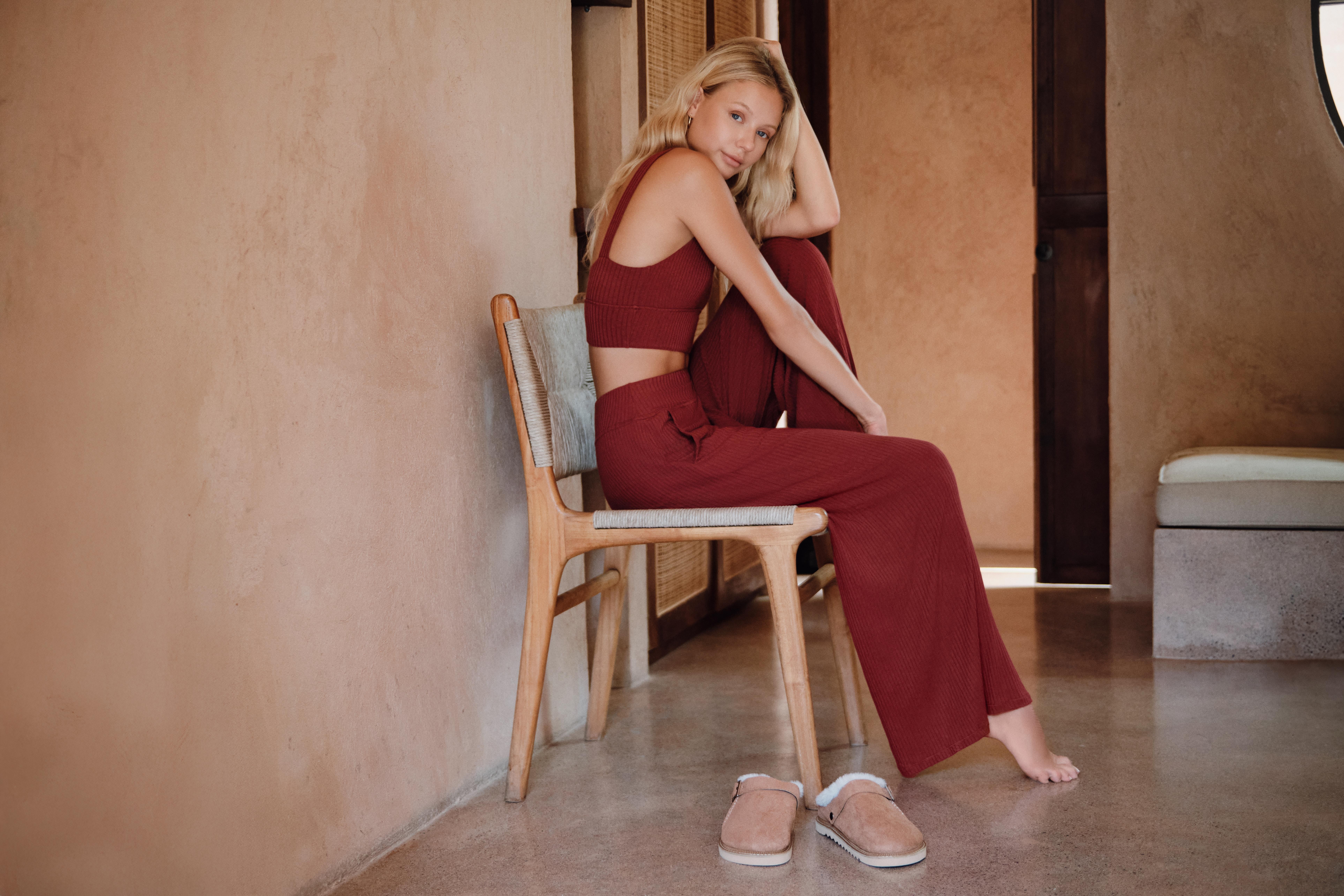 Ultra Comfort  Yoga Pants Wine