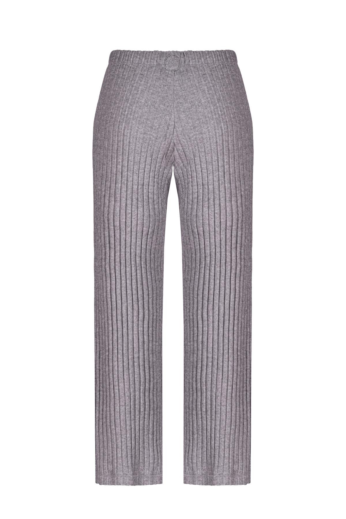 WINTER LONGEWEAR GENİŞ PAÇA PANTALON GRİ
