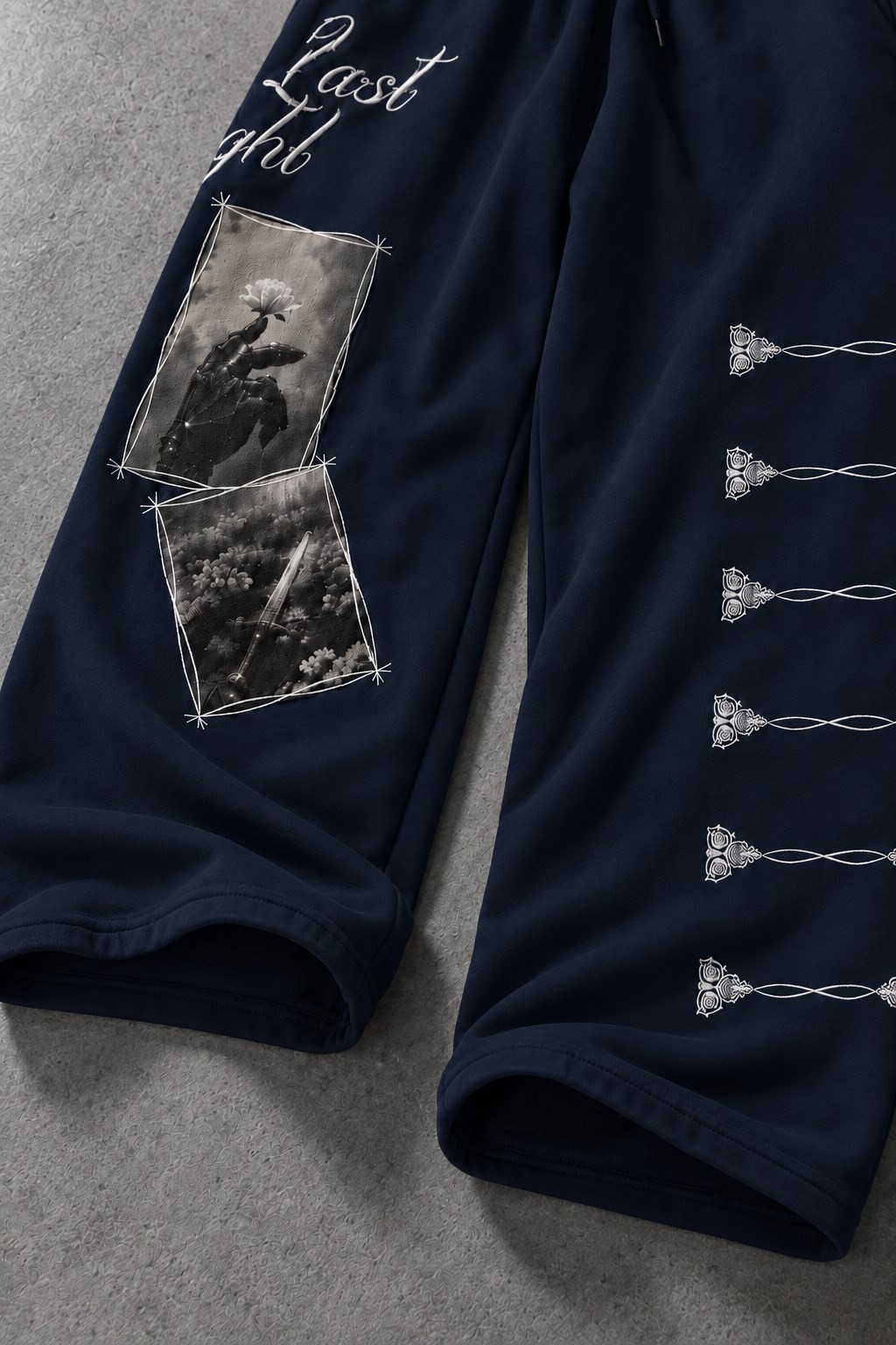 Erkek Lacivert Knight Baggy Eşofman