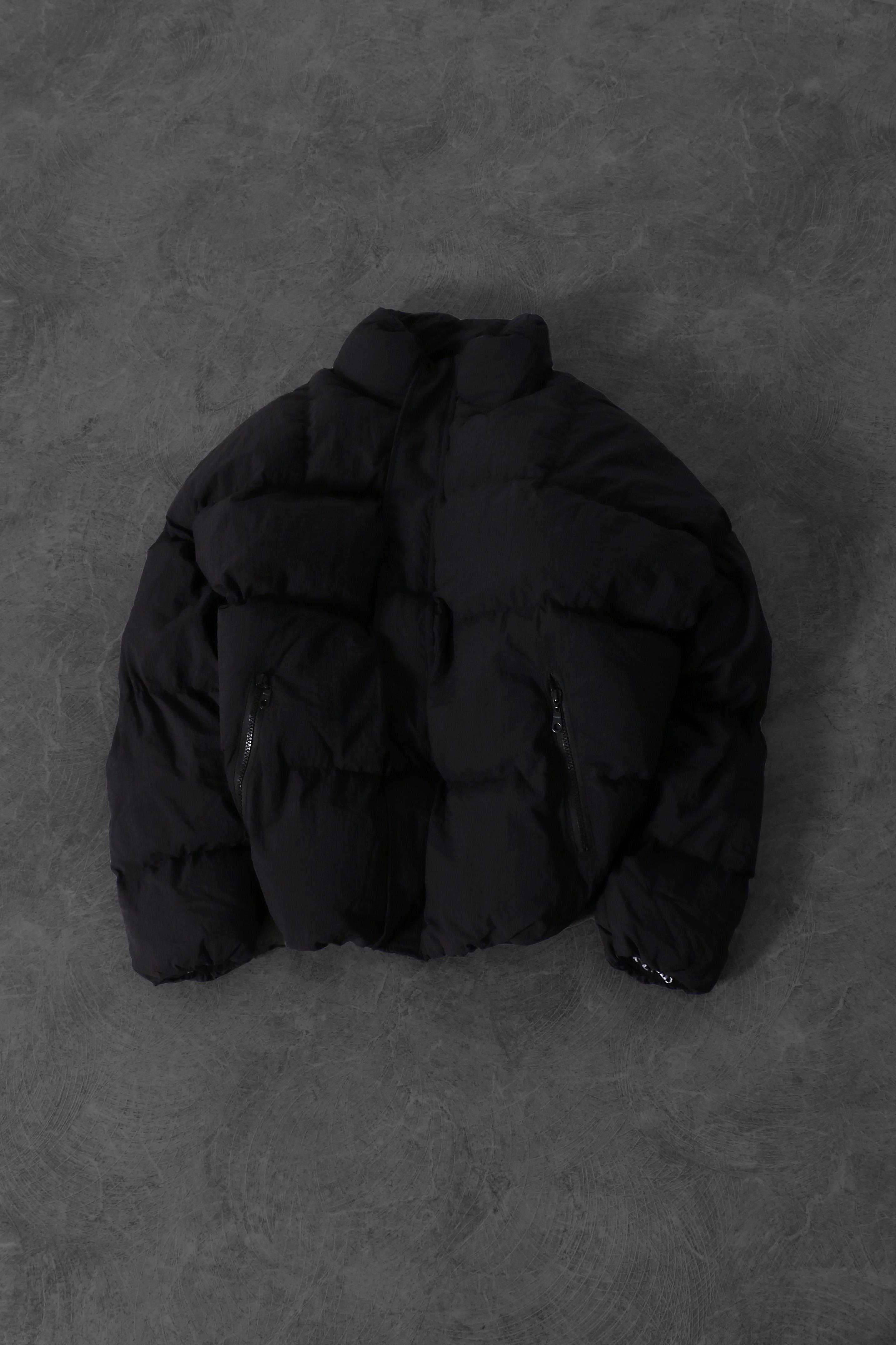 Erkek Siyah All Oversize Şişme Mont