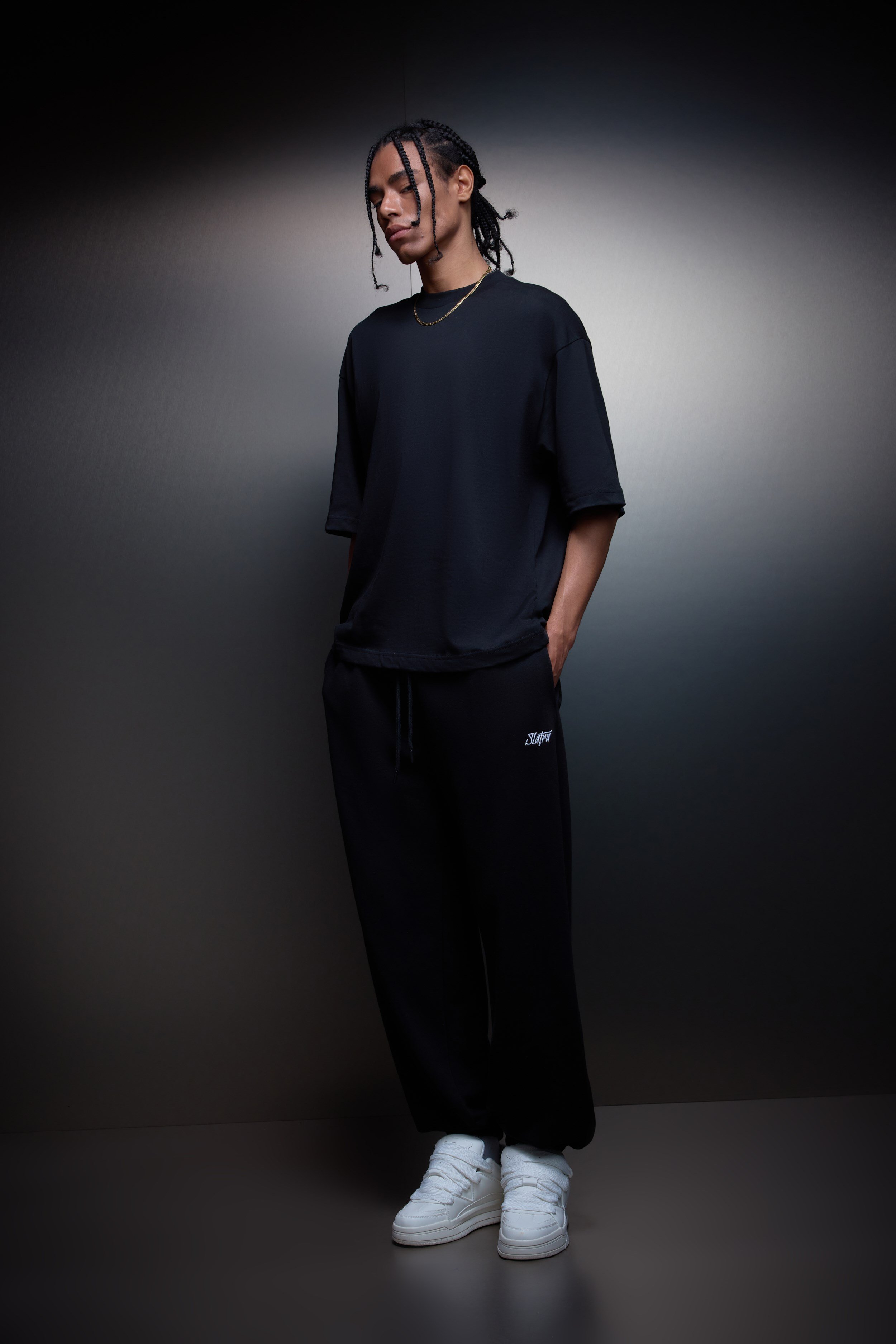 Erkek Siyah Basic Jogger Eşofman