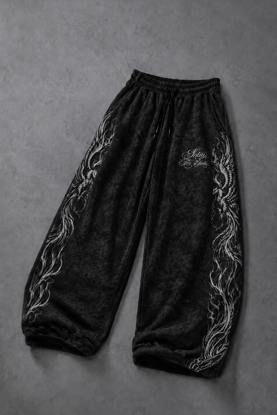 Erkek Siyah TTS Studio Baggy Eşofman