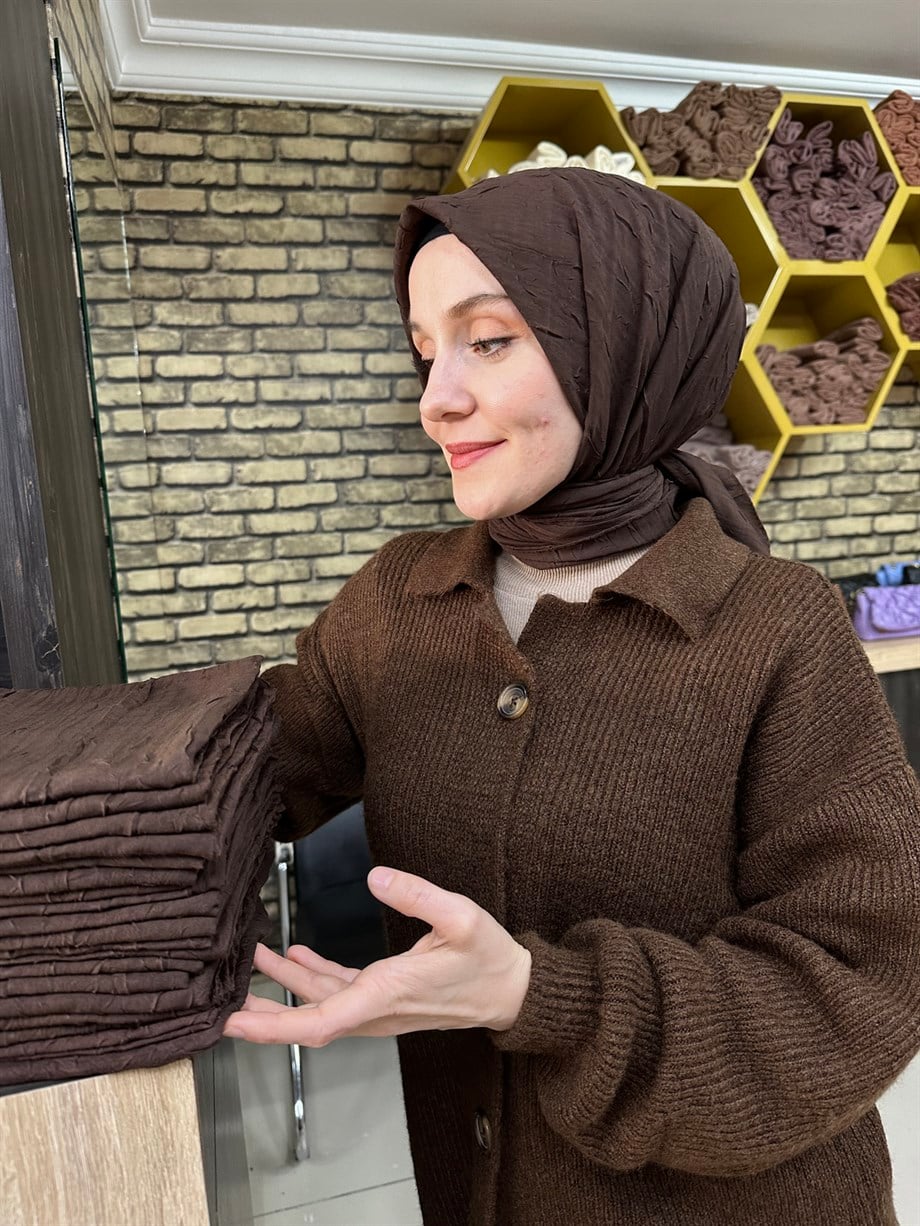 Bambu Eşarp Acı Kahve (6 Numara)