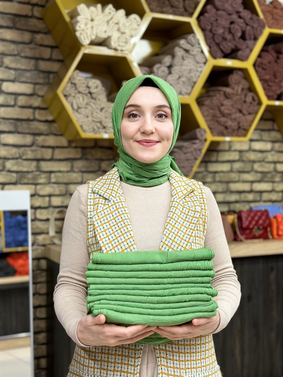 Bambu Eşarp Çağla (37 Numara)