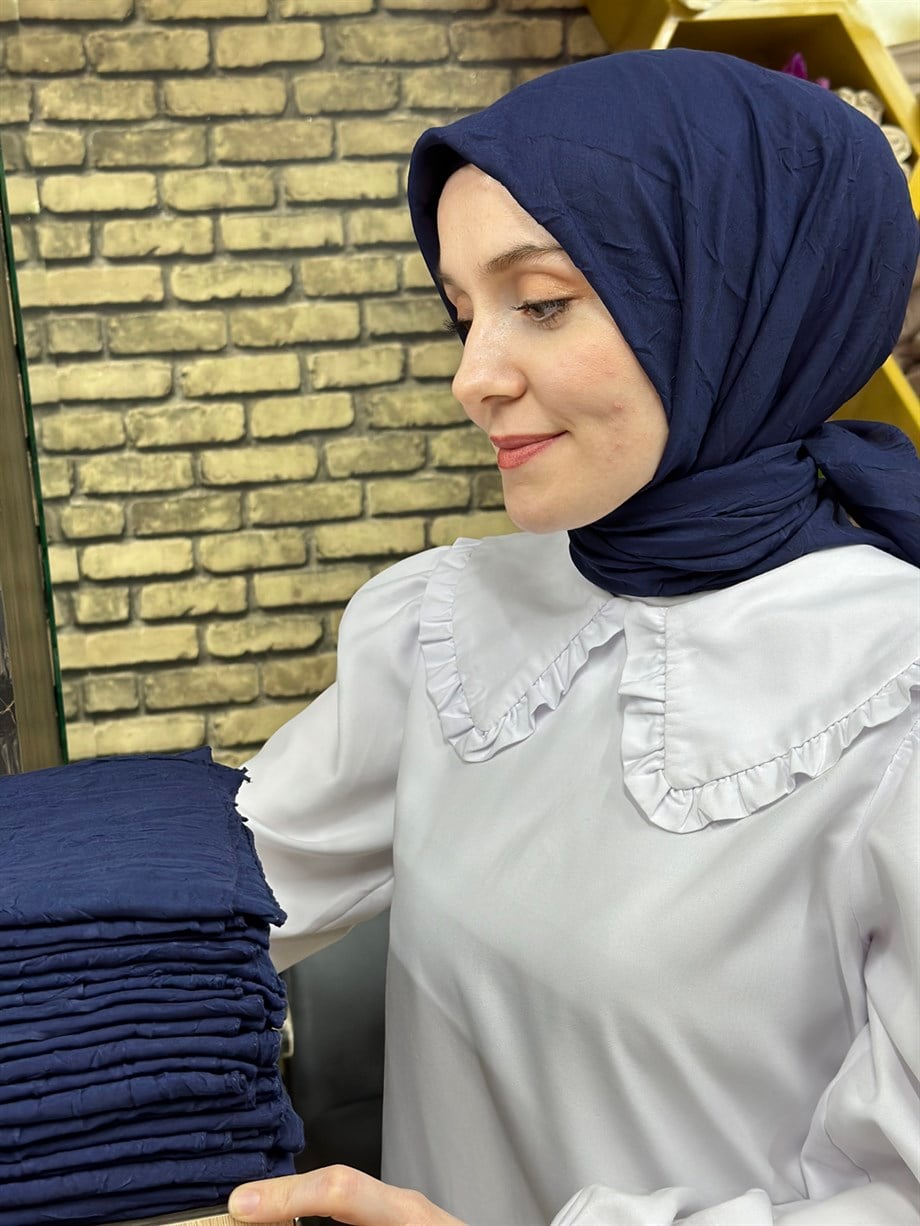 Bambu Eşarp Lacivert (11 Numara)