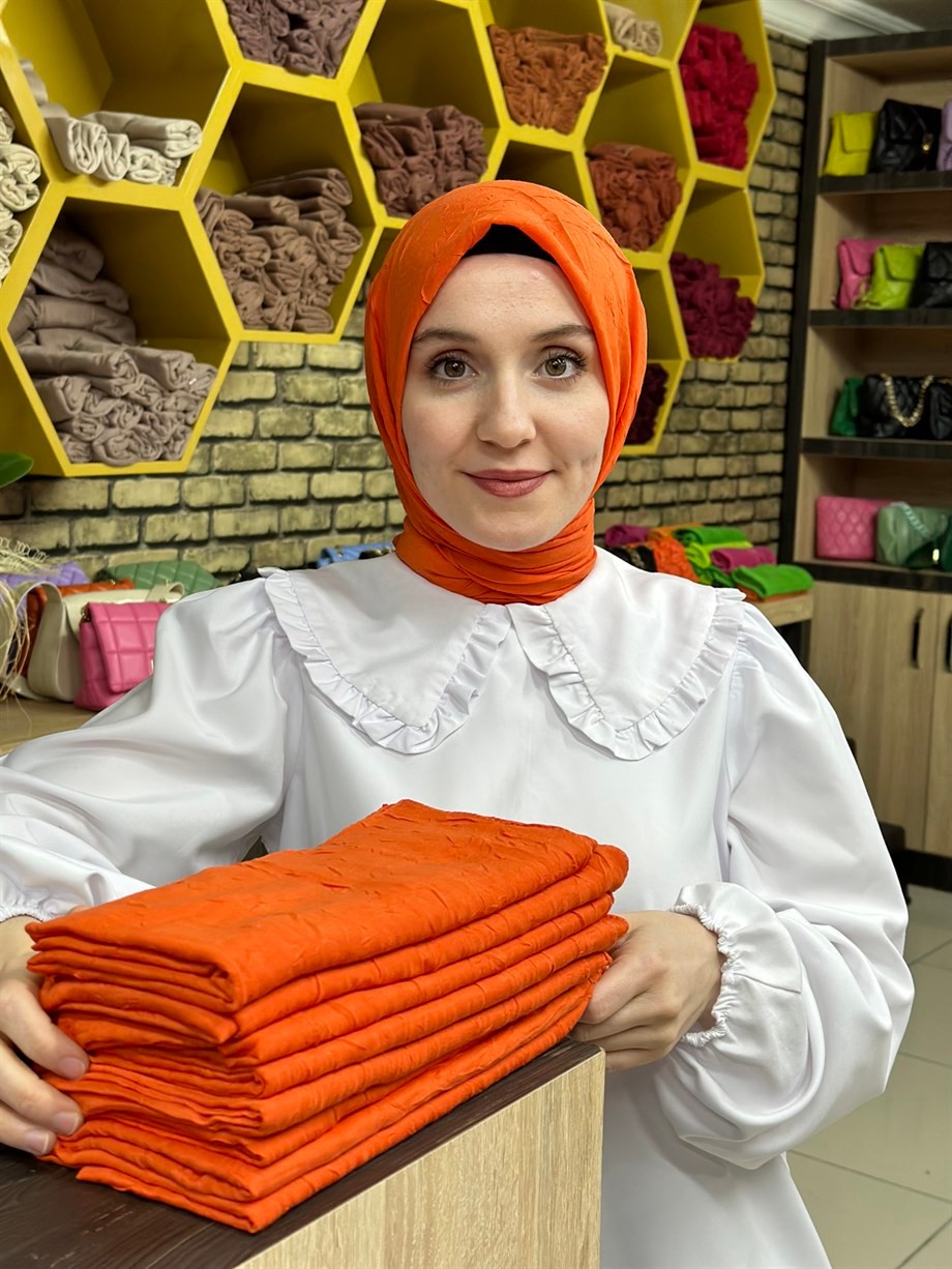 Bambu Eşarp Turuncu (32 Numara)