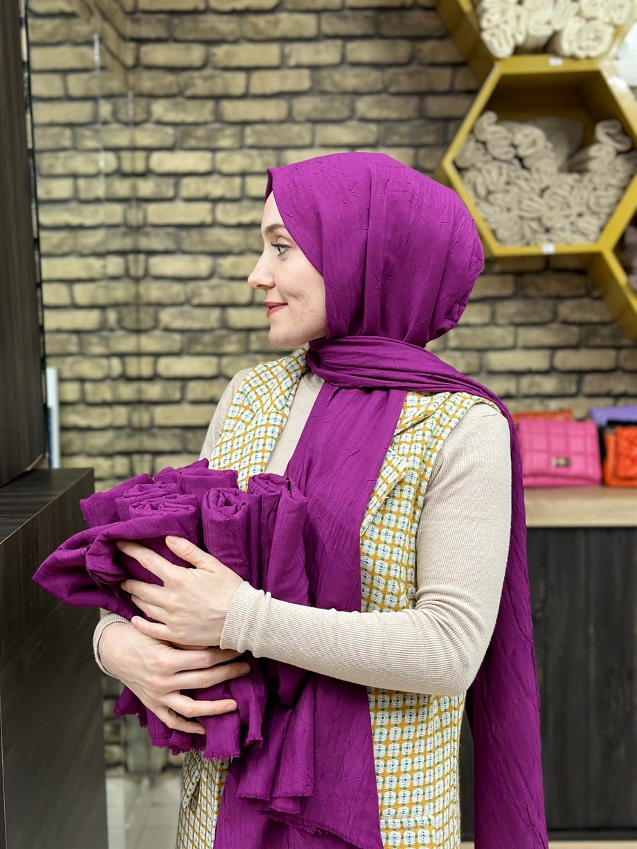 Bambu Şal Açık Mürdüm(45 Numara)