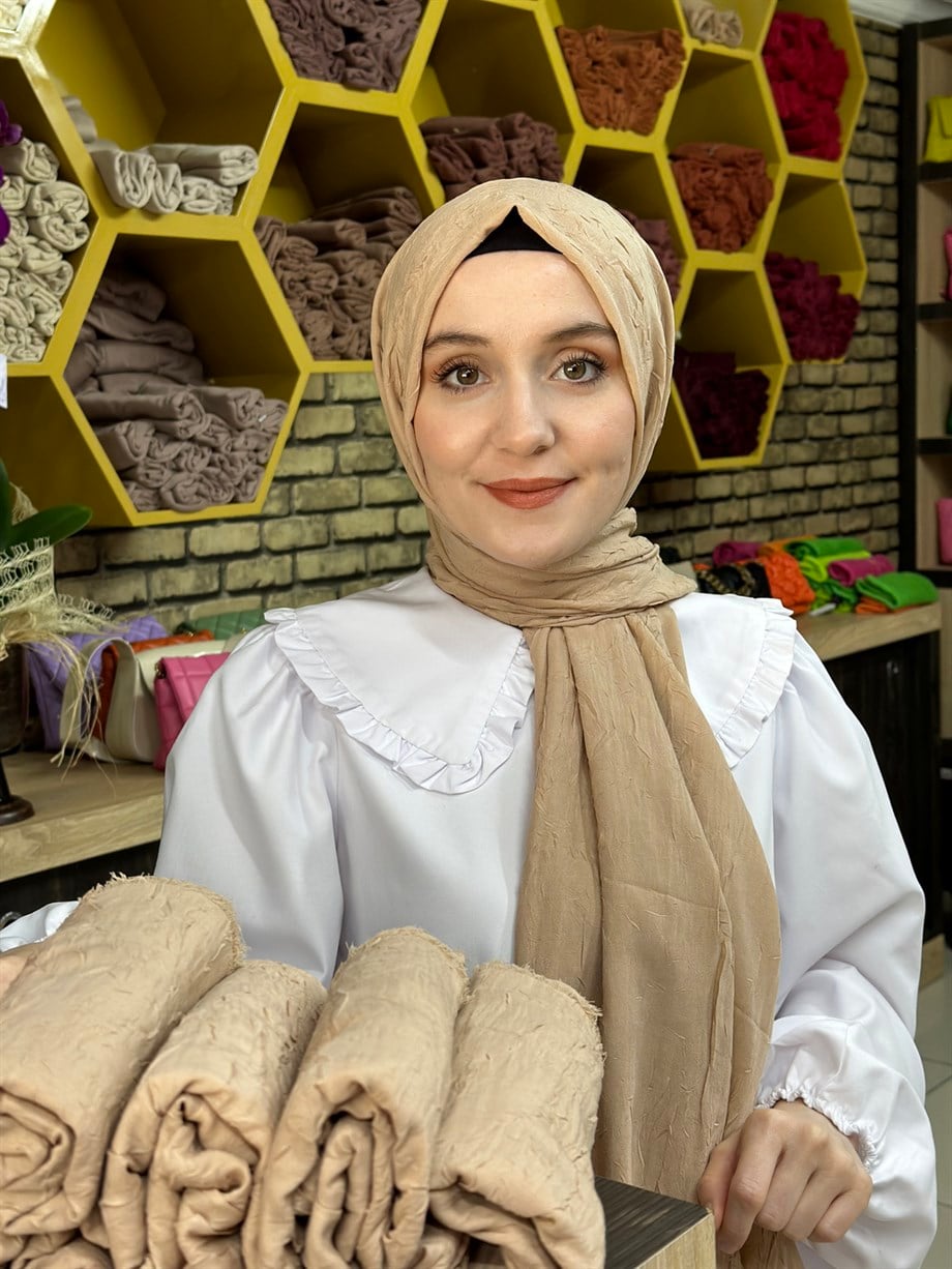 Bambu Şal Bej (4 Numara)