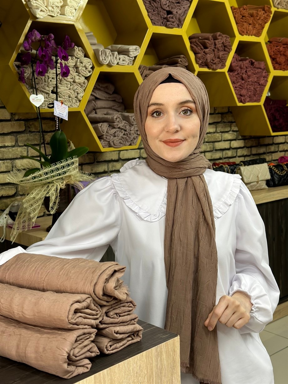 Bambu Şal Vizon (5 Numara)