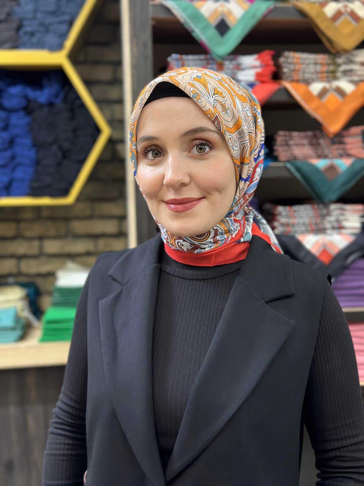 Etnik Desen Soft Eşarp 2