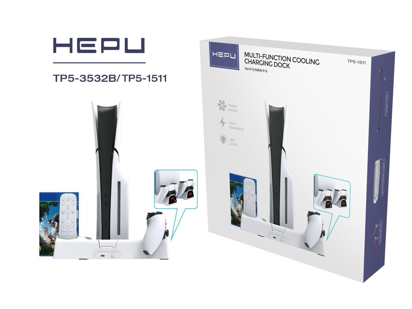  PS5 için Soğutucu Organizatör PS5 Slim ve Tüm PS5 Modeller ile Uyumlu Soğutma 