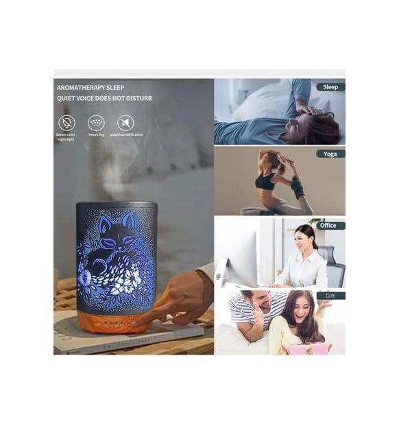 200ml, Aromaterapili Aydınlatmalı, Hava Nemlendirici 