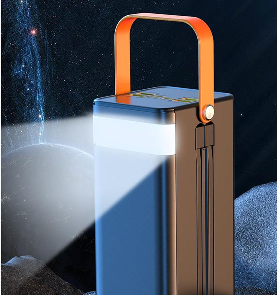 22.5W Hızlı Şarj 60000mAh Güç Bankası Taşınabilir Şarj Cihazı USB C Powerbank, 7 Çıkışlı ve 3 Girişli Harici Pil Paketi Cep Telefonu için 