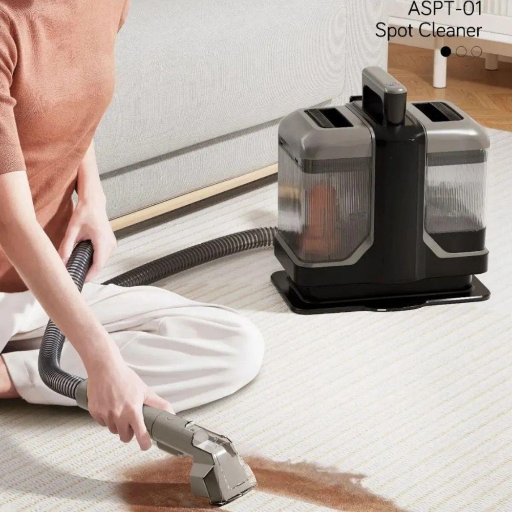 450W Sulu Yıkama Makinesi Halı Koltuk Döşeme Yatak Kanepe Puf Temizleme Leke Çıkartma Makinesi 