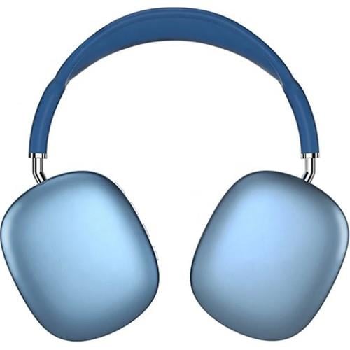 Blue İnter P9 Air Max Kulaklık Mavi Renk Kablosuz Bluetooth Kulaklık Wireless 5.0 Müzik Kulaklığı P9