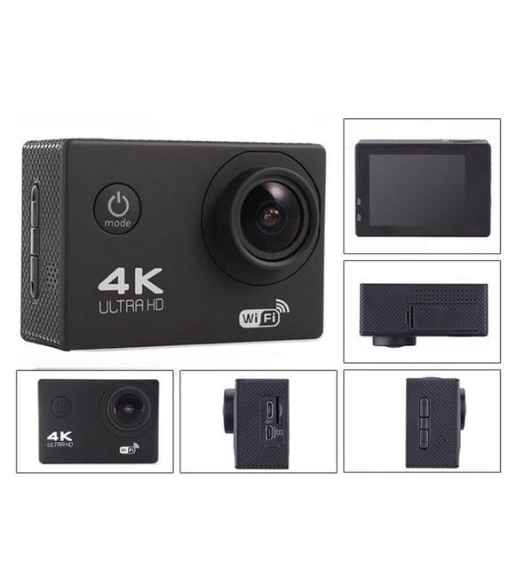 Aksiyon Kamerası 4K Video Kamera Kamera Dijital Wifi Aksiyon Kamerası Kafa Montajı