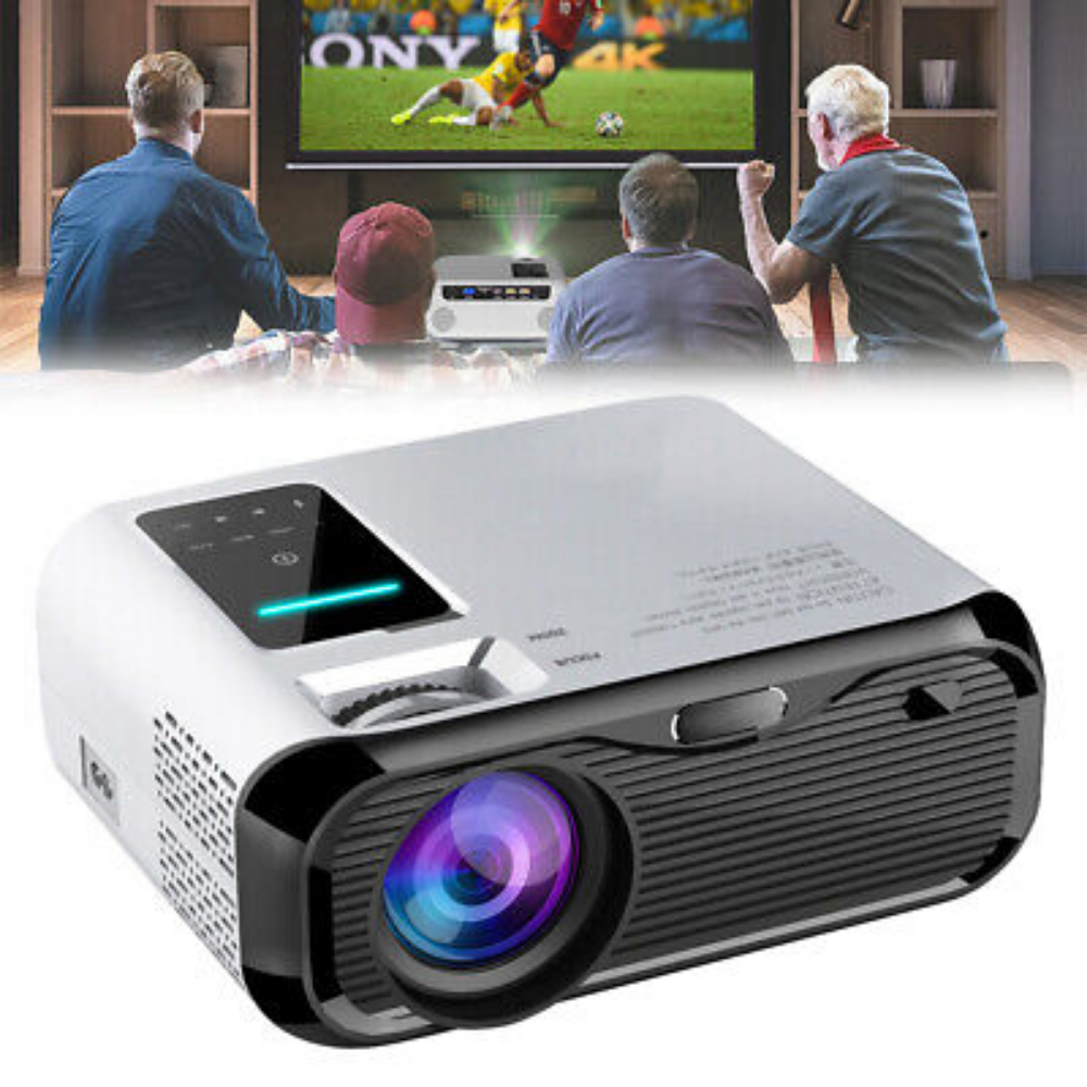 E500S Görüntü Aktarımlı 1080P Ultra HD HDMI 150 inch Wifi 500 ANS Hoparlörlü Projeksiyon Cihazı  