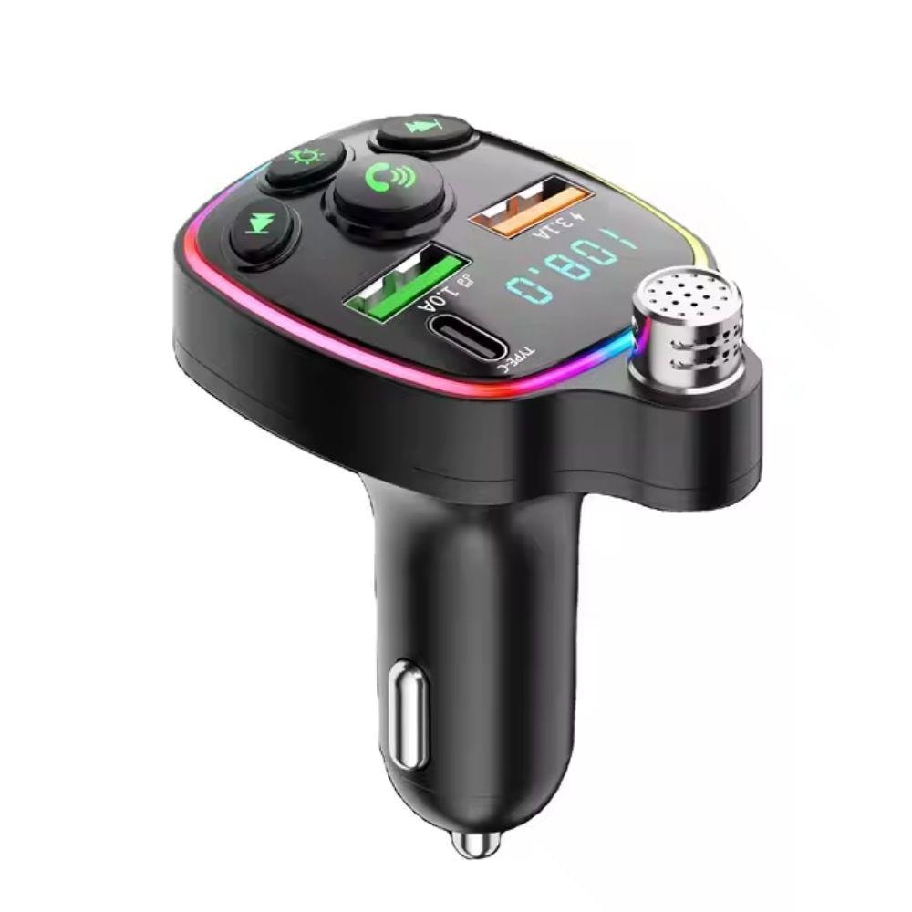 PD Destekli Bluetooth FM Transmitter Araç Şarjı 3.1A Çift USB MP3 Çalar Eller Serbest Arama 