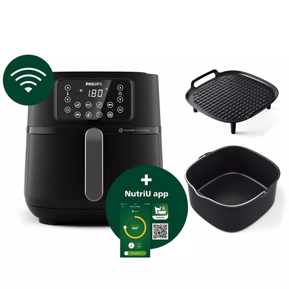 PHILIPS HD9285/96 AİRFRYER 7.2 LİTRE FRİTÖZ - SİYAH 