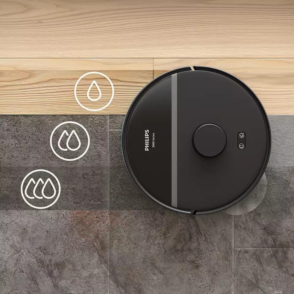 PHILIPS XU3000/01 AQUA ISLAK & KURU ROBOT SÜPÜRGE - SİYAH 
