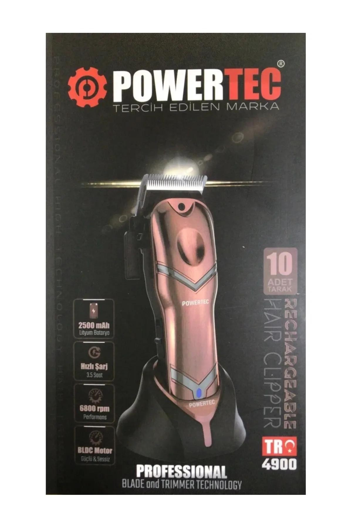 POWERTEC TR-4900 SAÇ TRAŞ MAKİNESİ 