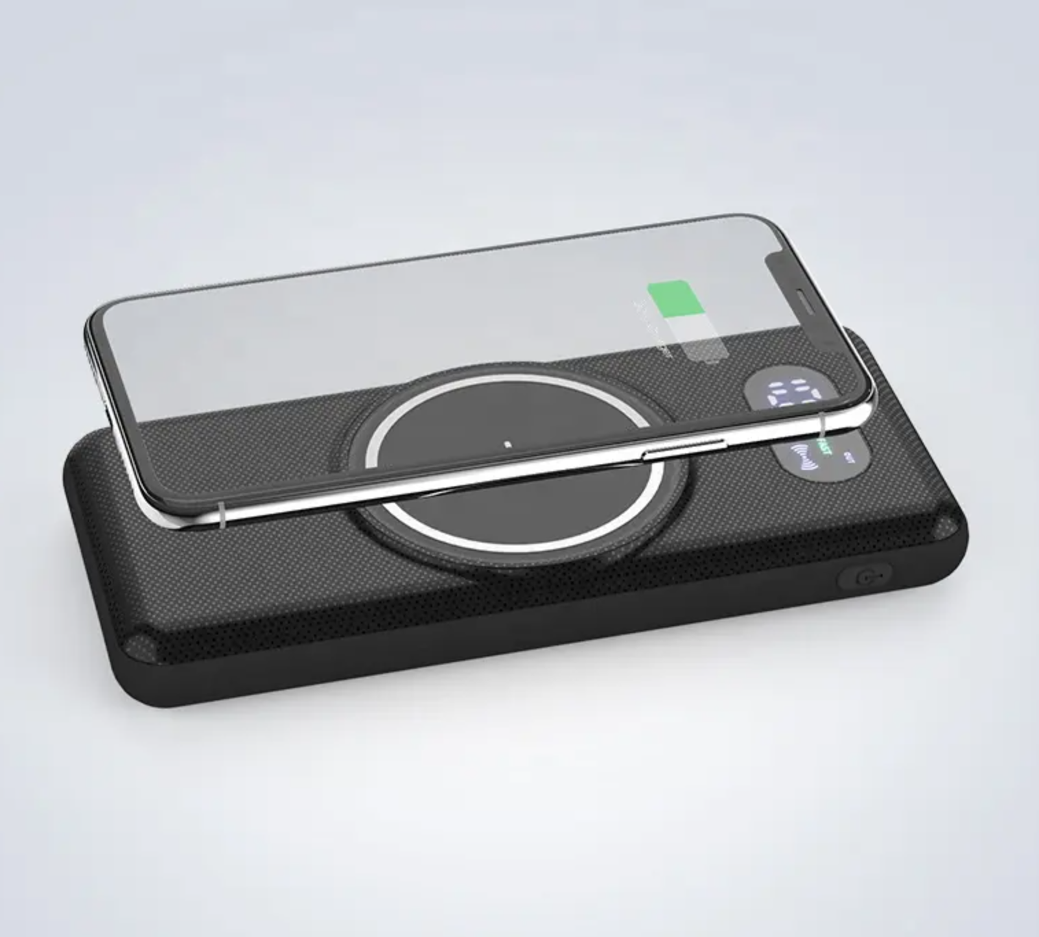 PW1 1XUSB PD 22.5W, Kablosuz 15W Micro, Type-C, Lightning Kablolu 10,000mAh Powerbank 