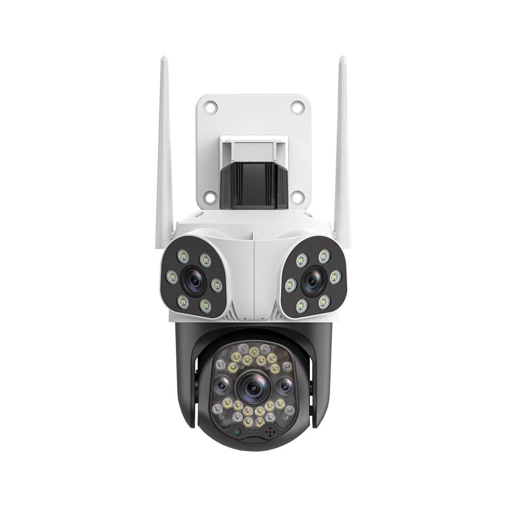 RXR C13-WF Wi-Fi Dış Ortam 3 Lensli 3+3+3 MP 360° PTZ Gece Görüşlü Akıllı Güvenlik Kamerası