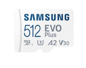 Samsung Evo 512GB Micro SD Kart 