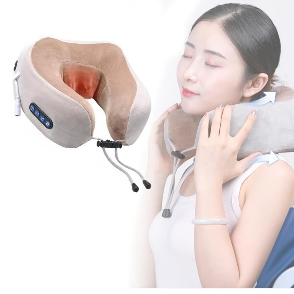 Seyahat / Ev / Araba Isıtıcılı U Tasarımlı Boyun Masaj Aleti 