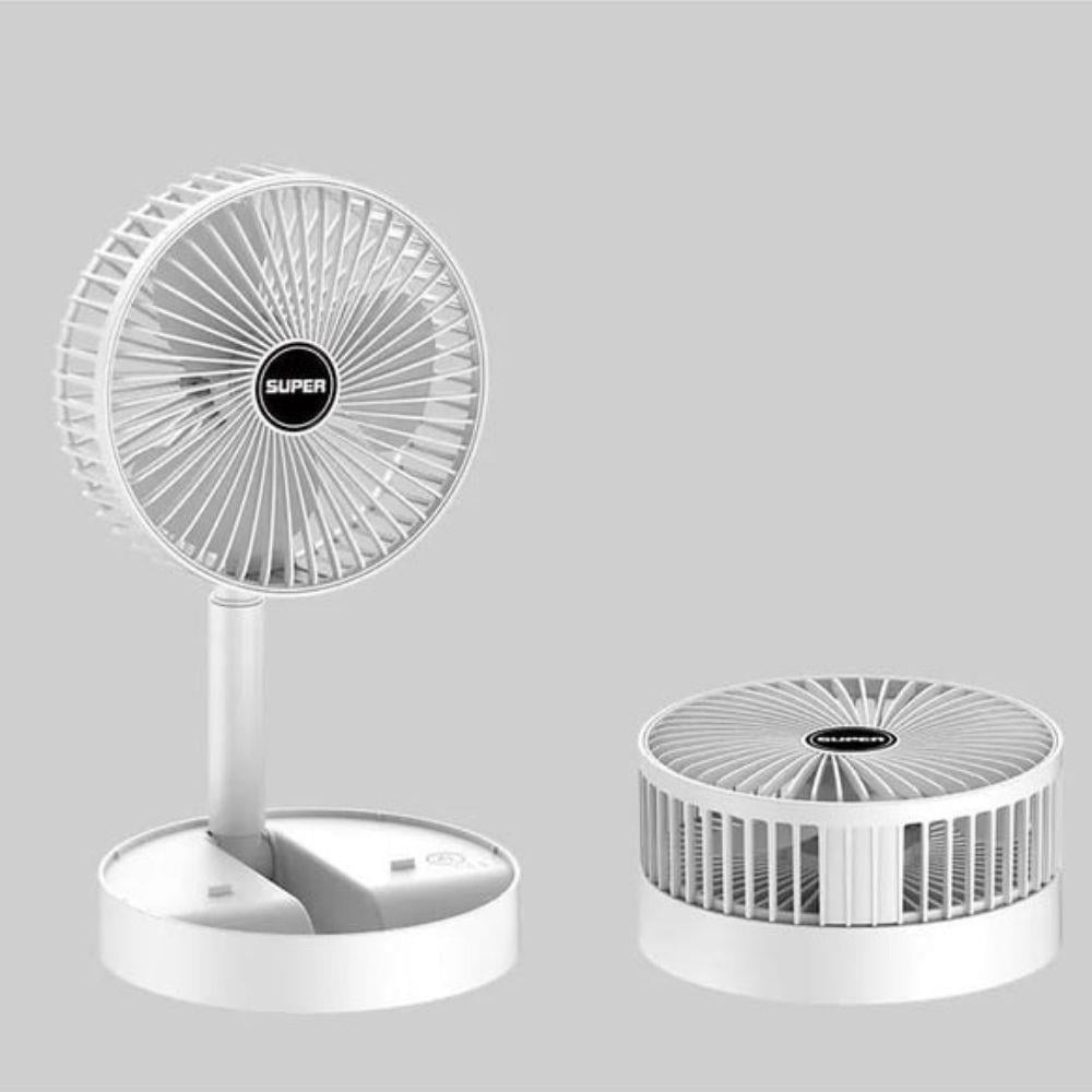 Taşınabilir Katlanılabilir Portatif Masa Üstü Şarjlı Mini Fan | Sessiz ve Güçlü Serinlik  