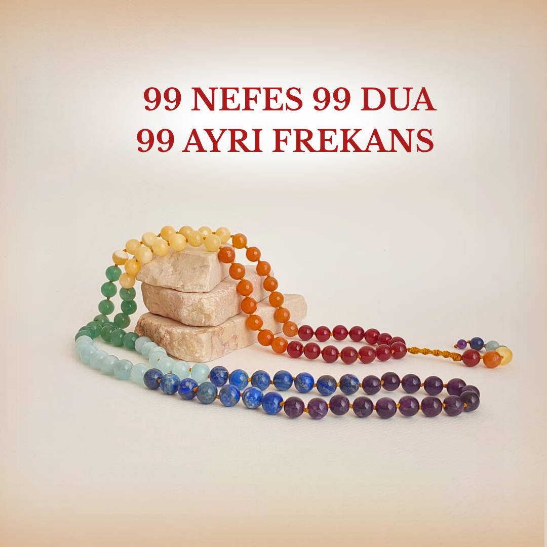 99 ÇAKRA 10 mm TESBİH MALA KOLYE Akik Turuncu Aventurin Kalsit Yeşil Aventurin Akuamarin Lapis Ametist 
