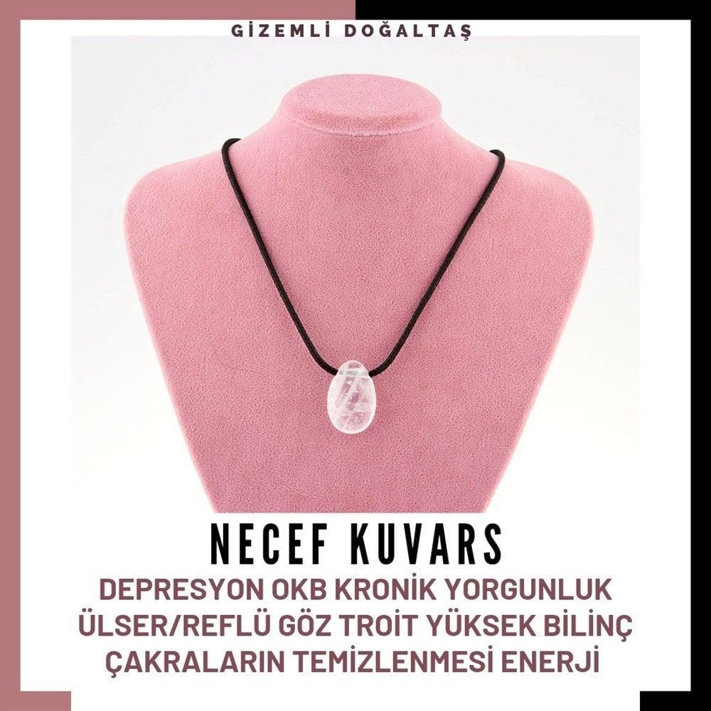 NECEF KUVARS YÜKSEK BİLİNÇ ÇAKRALARIN TEMİZLENMESİ ENERJİ GİZEML DOĞAL TAŞ
