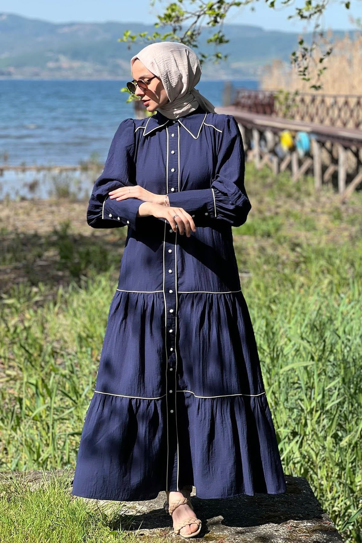 Miranda Mavi Elbise