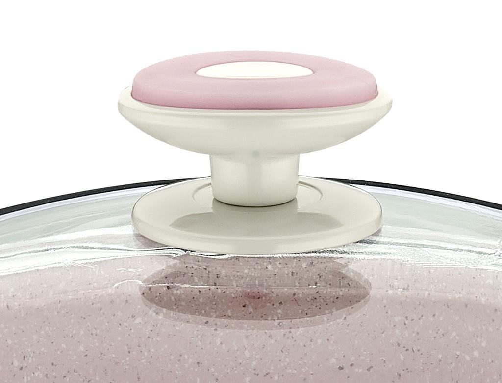 Taç Granit Plus Derin Tencere 20 cm Pembe