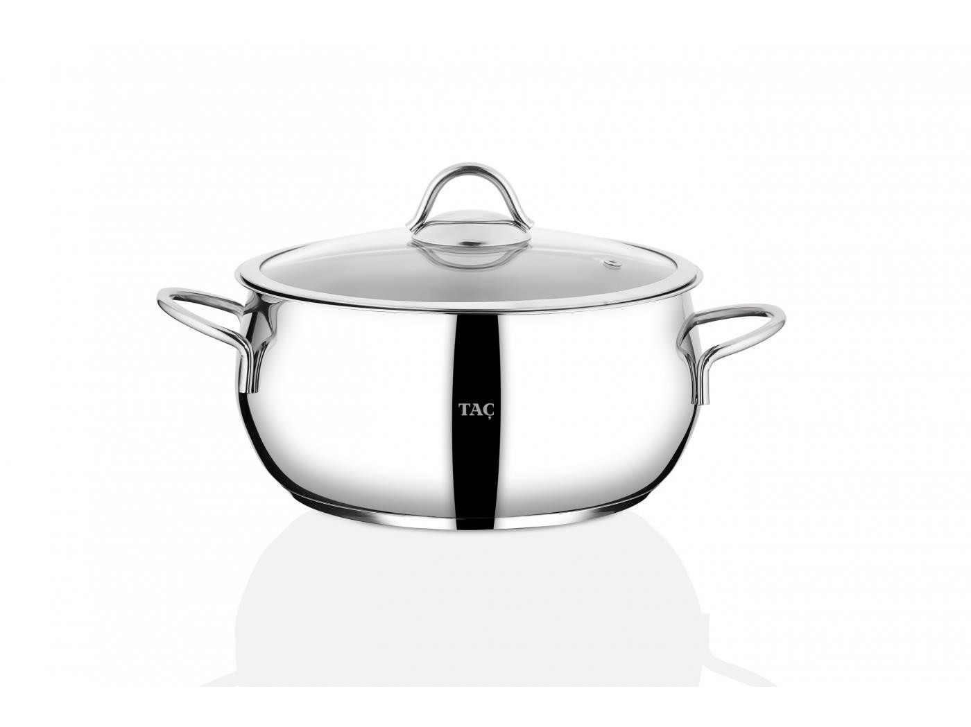 Taç Steel Chef  10 Parça Çelik Tencere ve Tava Seti
